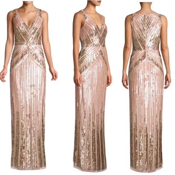 Aidan Mattox long embellished gown - Picture 3 of 12